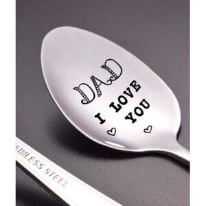 Dad I Love You Stainless Steel Gift Spoon